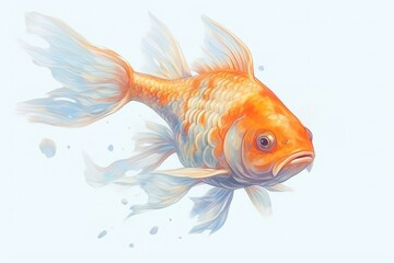 金魚のイラスト,Generative AI AI画像