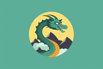 ドラゴンのイラスト,Generative AI AI画像