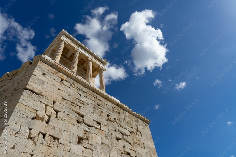 Canvas Prints the acropolis in athens from below.