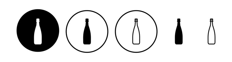 bottle icon vector. bottle icon in trendy flat design