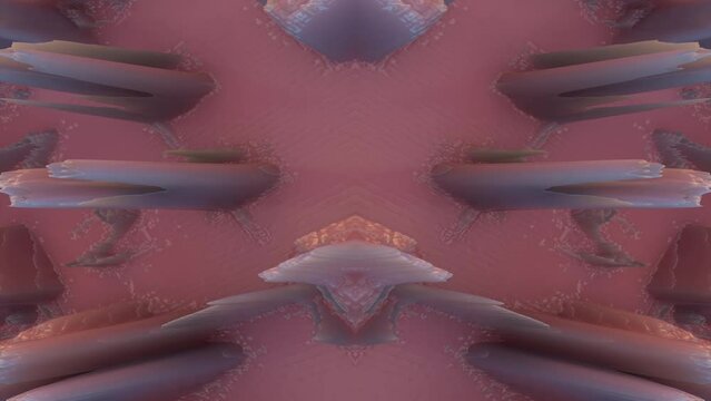 Video Background 2679: Abstract generative 3D animation (Loop).