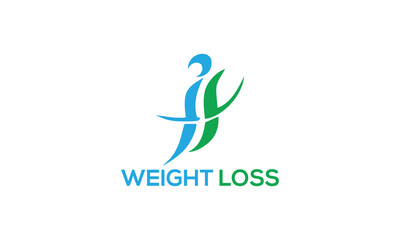 Logo of a weight loss product or a company against the white background