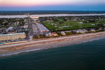 Aerial drone photo of Ormond Beach, Florida