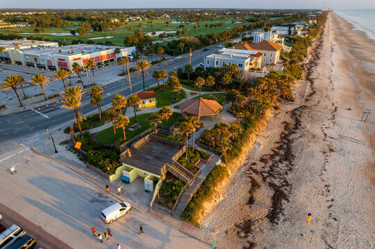 Aerial drone photo of Ormond Beach, Florida