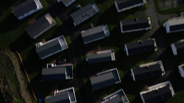 Drone footage of Coopers Beach Holiday Park, Mersea Island.