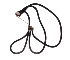 Crystal jewel bead style necklet fly in air. Crystal Jewelry bead necklace as gemstone for fashion ornament decorative items. Fashion ornament necklace to add more style. White background isolated