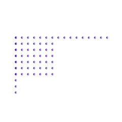 Geometric Shape Dotted Gradient