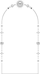 Celestial Monoline Arch Frame Element