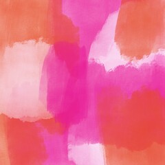 Orange and Pink Gouache Abstract Painting Background