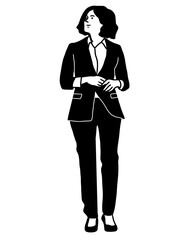 Man Goes to Work. Woman Goes to Work.