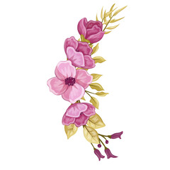 Obraz premium flower, vector, design, illustration, graphic