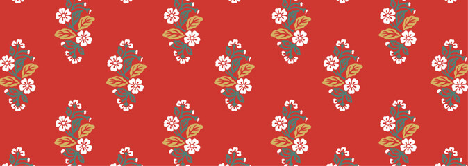 Sakura Serenity: Exquisite Traditional Japanese Floral Pattern