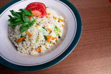 fried rice. asian fried rice. traditional food. asian food