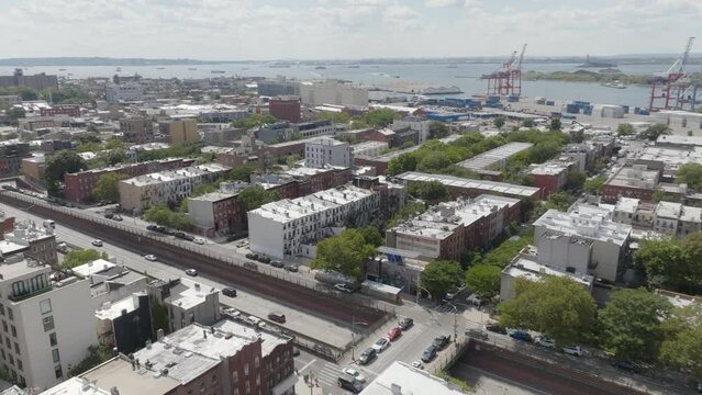 Cobble Hill in Brooklyn as it borders the East River