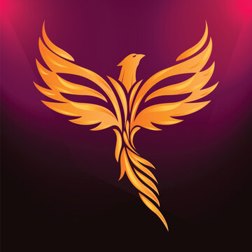 recommend clip art: fire phoenix angel wings company logo