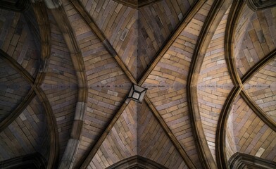 Beautiful vaulted Gothic ceiling