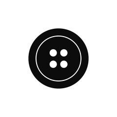 simple button symbol logo illustration on white background