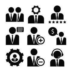 Set Flat Line Icons Office and Business. Finance and business line icons collection. isolated on white background.