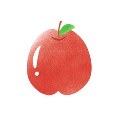 red apple