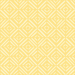 hand drawn striped rhombus. yellow repetitive background. vector seamless pattern. geometric illustration. fabric swatch. wrapping paper. continuous design template for textile, linen, home decor