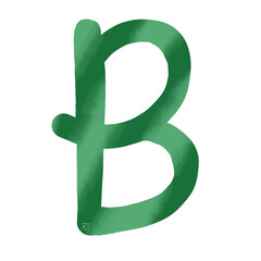 Obraz premium Green B