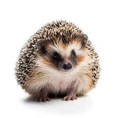 Obraz premium Hedgehog (Erinaceus europaeus) curled into a ball
