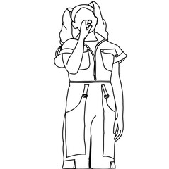 Illustration vector of Kpop fashion stage. idols of Koreans performing. K-pop female fashion idol. female singer who is singing wearing beautiful clothes