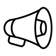 megaphone line icon