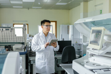 Scientist research biochemistry technology healthcare clinic