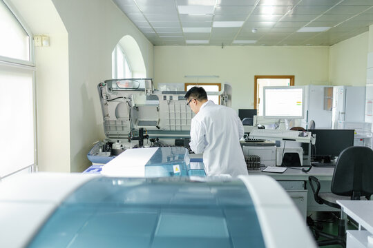 scientist biotechnology development modern indoors