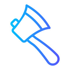 axe gradient icon