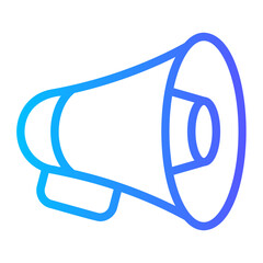 megaphone gradient icon