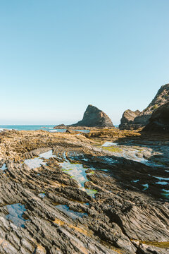 Tidal pool on the rock