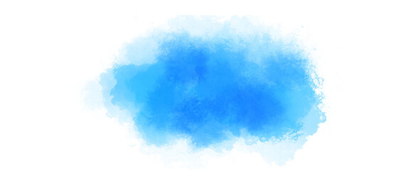 Abstract blue watercolor background	
