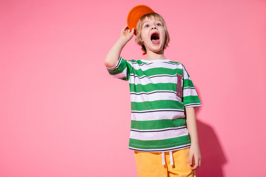 Emotional portrait of a kid 