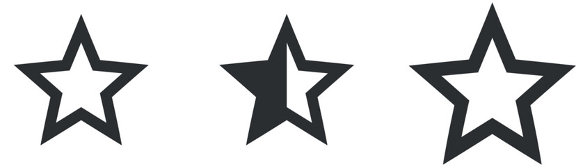 Set of 3 icons Actions. Vector collection thin line Web icon. Outline isolated signs. Linear symbols set. Thin filled icons pack. Vector illustration