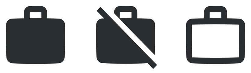 Set of 3 icons Actions. Vector collection thin line Web icon. Set Quality icon. for mobile and web. Thin filled icons pack. UI and UX