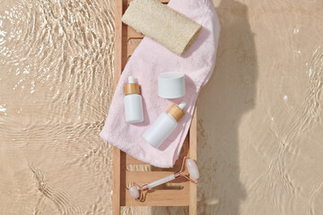  Tools for beauty routine from ecological material.