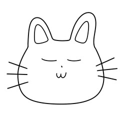 Cat drawing cute cat element