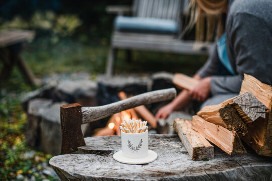 Backyard garden party