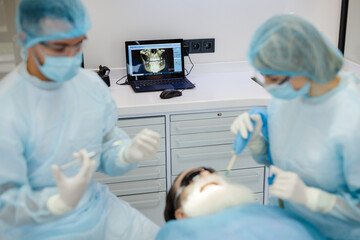 Medical procedure. Professional team. Surgery. Healthcare facility