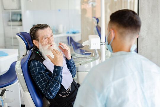 Medical facility. Proficient dental technician. Fashionable boomer