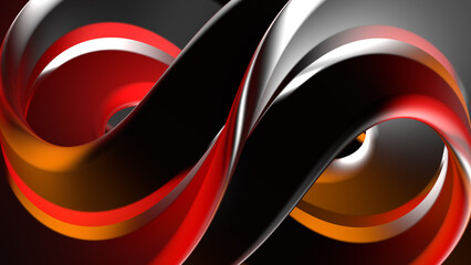 Futuristic Infinity shape.