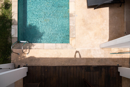 Swimming Pool View From Above