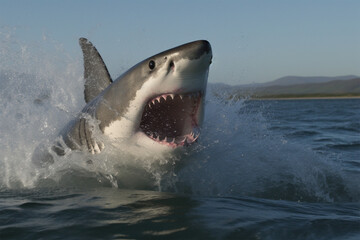 Attack the great white shark