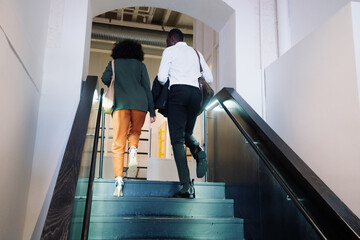 Going to work in a corporate office space