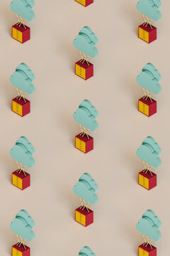 many cloud computing storage
