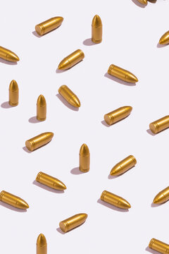 Big gun barrels ammunition.