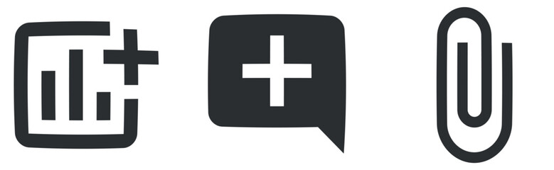 Set of 3 icons Editor. Creative business solutions icon set. modern trend in the style. Linear icons set. Big UI icon set. UX UI