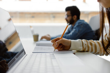 Anonymous note laptop workplace technology written